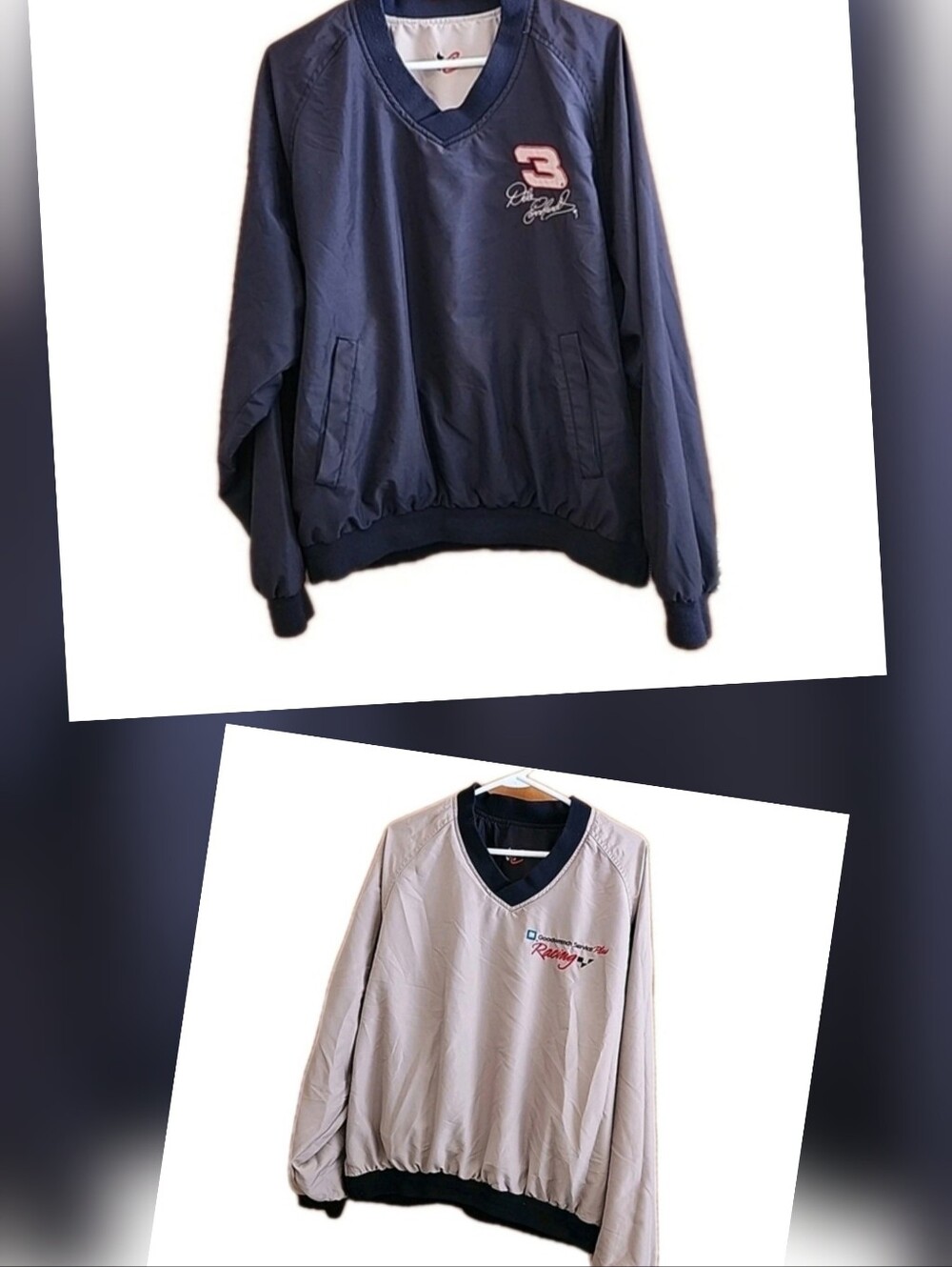 Vtg Dale Earnhardt Jacket Men’s Large #3 Goodwrench Chase Authentic REVERSIBLE